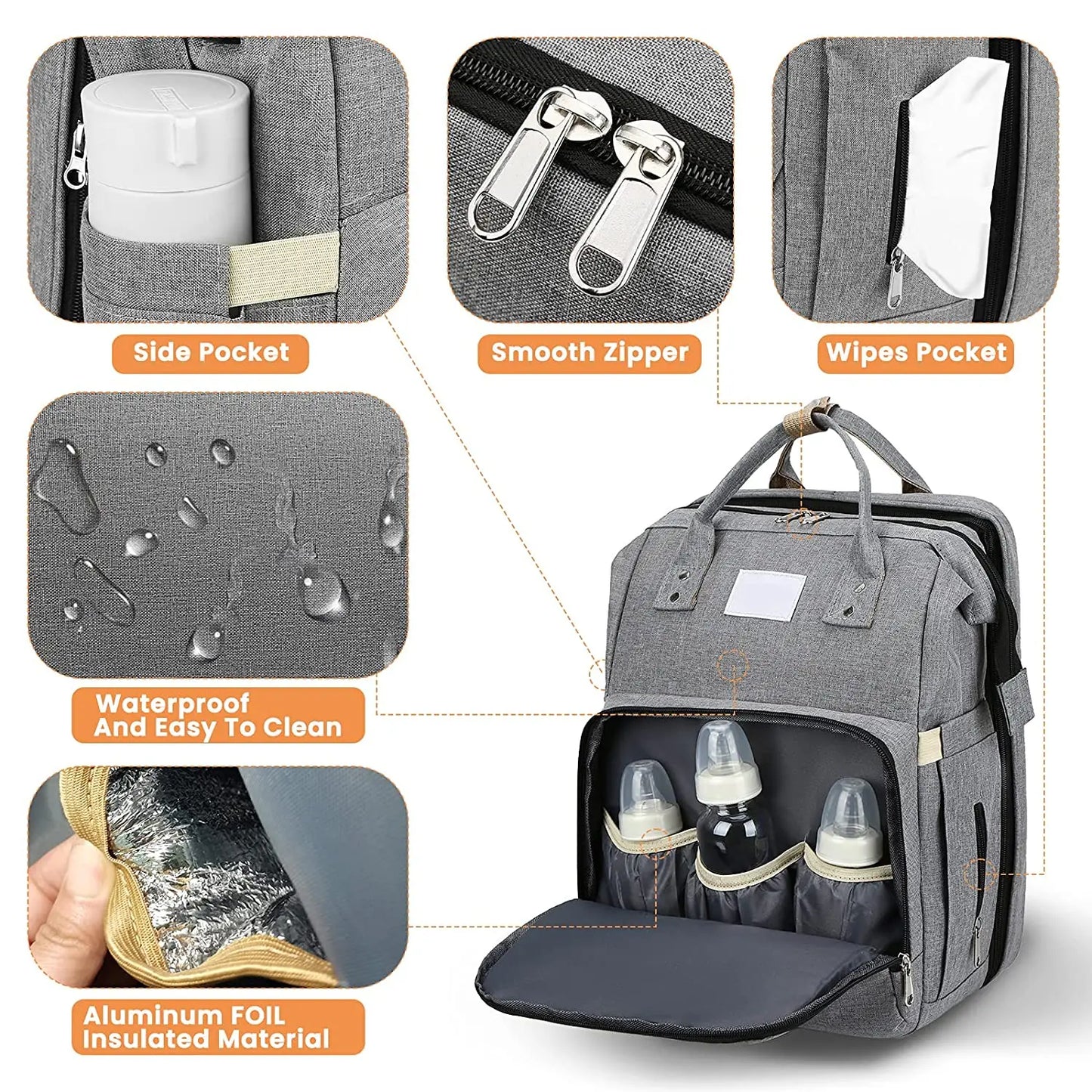 Folding Crib Bag Multi-Function